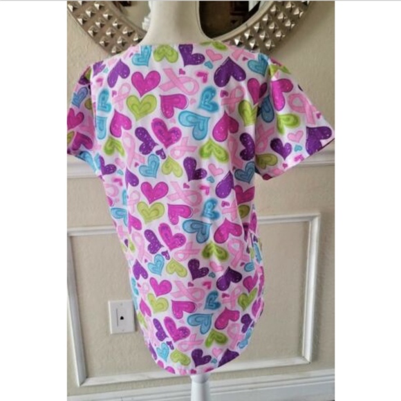Nurse Scrub Top Size S - Picture 3 of 5